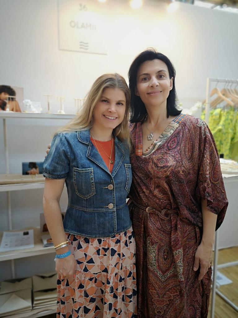 Manoela Amaro (CEO and Co-founder of BLANC) and Helen Kupfer Haas (HKH Founder and President) partnership announcement